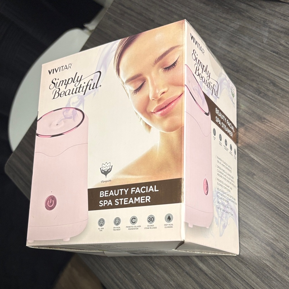 Vivitar Pink Beauty Facial Spa Steamer